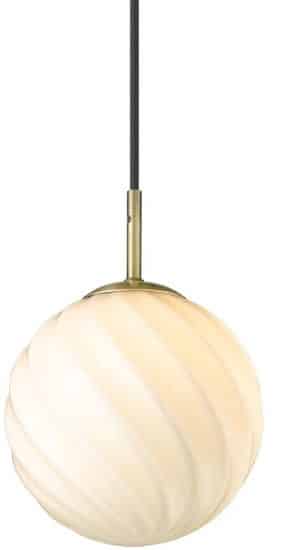 HALO DESIGN TWIST BALL Ø15 MESSING PENDEL
