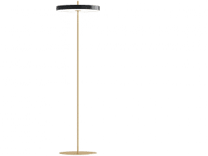 UMAGE ASTERIA SORT GULVLAMPE