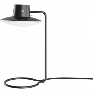 LOUIS POULSEN AJ OXFORD H41 SORT METAL/OPAL GLAS BORDLAMPE