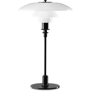 LOUIS POULSEN PH 3/2 SORT METALLISERET BORDLAMPE