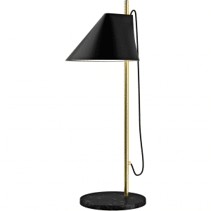 LOUIS POULSEN YUH SORT/MESSING BORDLAMPE