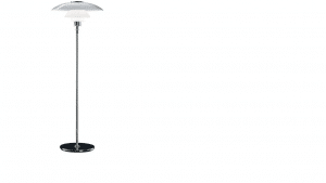 LOUIS POULSEN PH 4½-3½ HØJGLANSFORKROMET GULVLAMPE