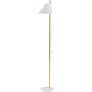LOUIS POULSEN YUH HVID/MESSING GULVLAMPE