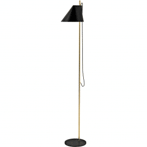 LOUIS POULSEN YUH SORT/MESSING GULVLAMPE