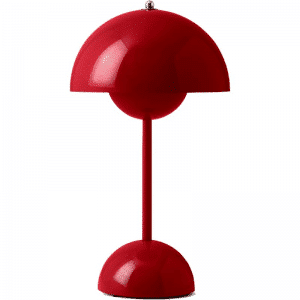 &TRADITION FLOWERPOT VP9 VEMILION RØD MAGNET OPLADER PORTABLE BORDLAMPE