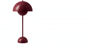 &TRADITION FLOWERPOT VP3 DARK PLUM BORDLAMPE