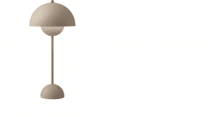 &TRADITION FLOWERPOT VP3 MAT BEIGE BORDLAMPE