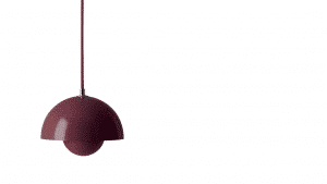 &TRADITION FLOWERPOT VP10 DARK PLUM PENDEL
