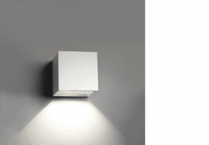 Cube Mini - Down - LED - ude/inde væglampe - Grå - Light-Point