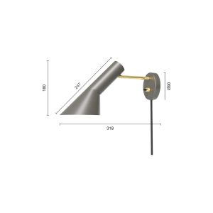 AJ væglampe